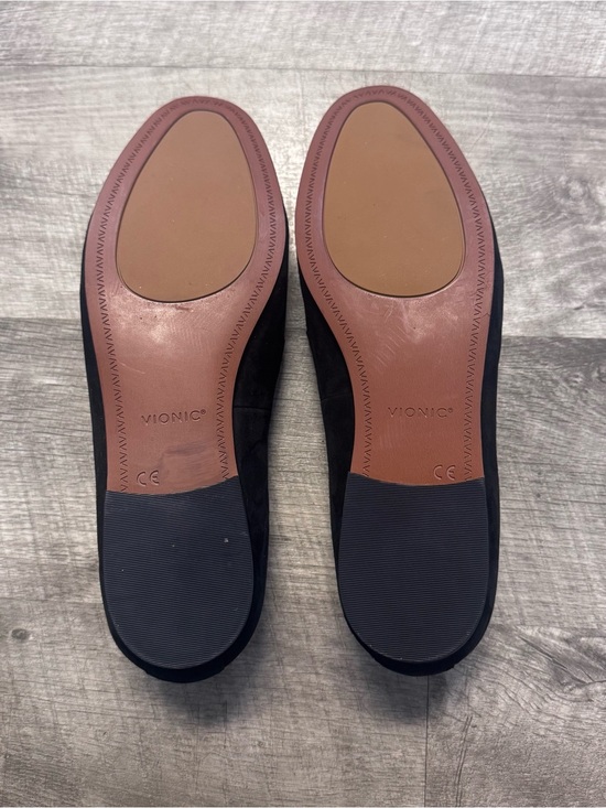 Vionic Willa Slip On Black Suede Loafer NWOB Womens Sz. 11